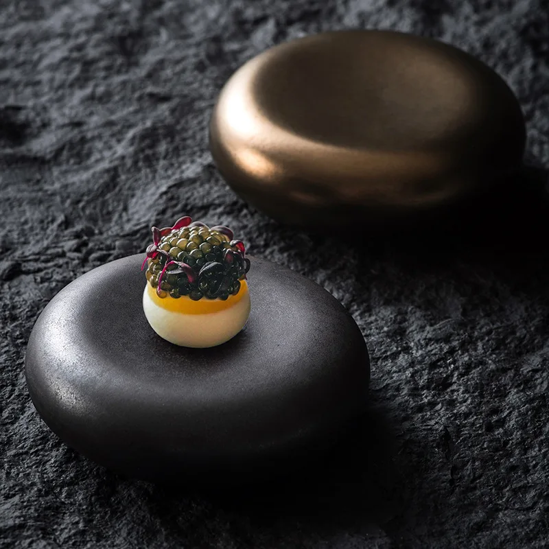 

Molecular Tableware Fine Dining Restaurant Commercial Ceramic Small Vegetable Plate Snack Japanese Dessert Dim Sum