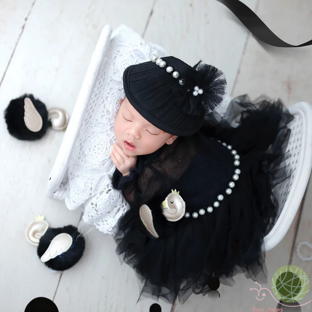 Newborn Photography Theme Clothing Full Moon Baby Photography Princess Skirt Baby Photography Clothing Props 신생아사진