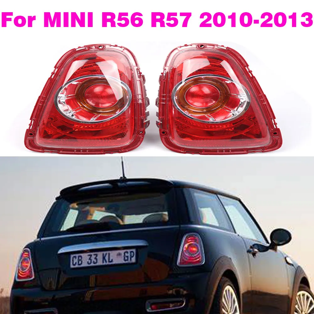 Without Bulbs Car TailLight Housing Accessories For BMW Mini Cooper R56 R57 2010 2011 2012 2013 63217255909 63217255911