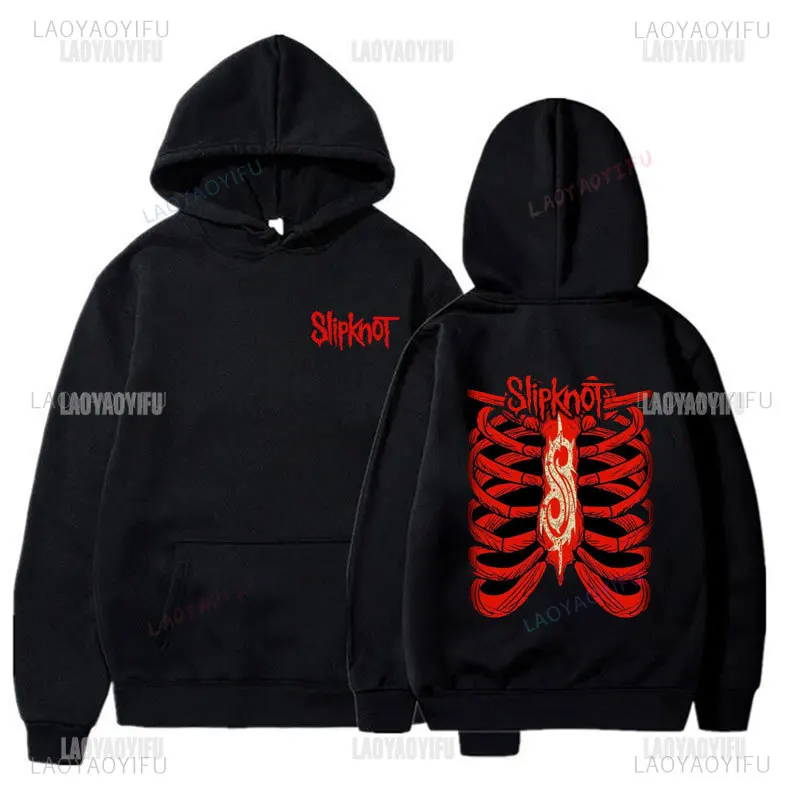 

Y2K Vintage Streetwear Graphic Women Hoodies 2024 Slipknots Women Heavy Metal Sweatshirt Prepar for Hell Tour Unisex Pullovers