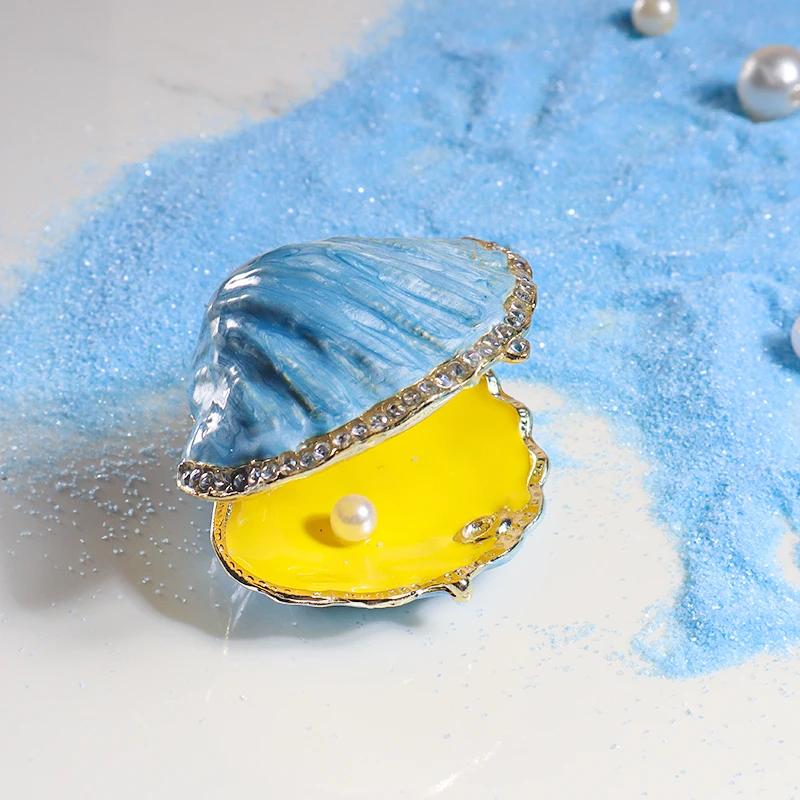 

Шкатулка для украшений «Морская жизнь», креативный органайзер для ювелирных изделий, портативный дорожный футляр для хранения серег, ожерелий и колец для женщин