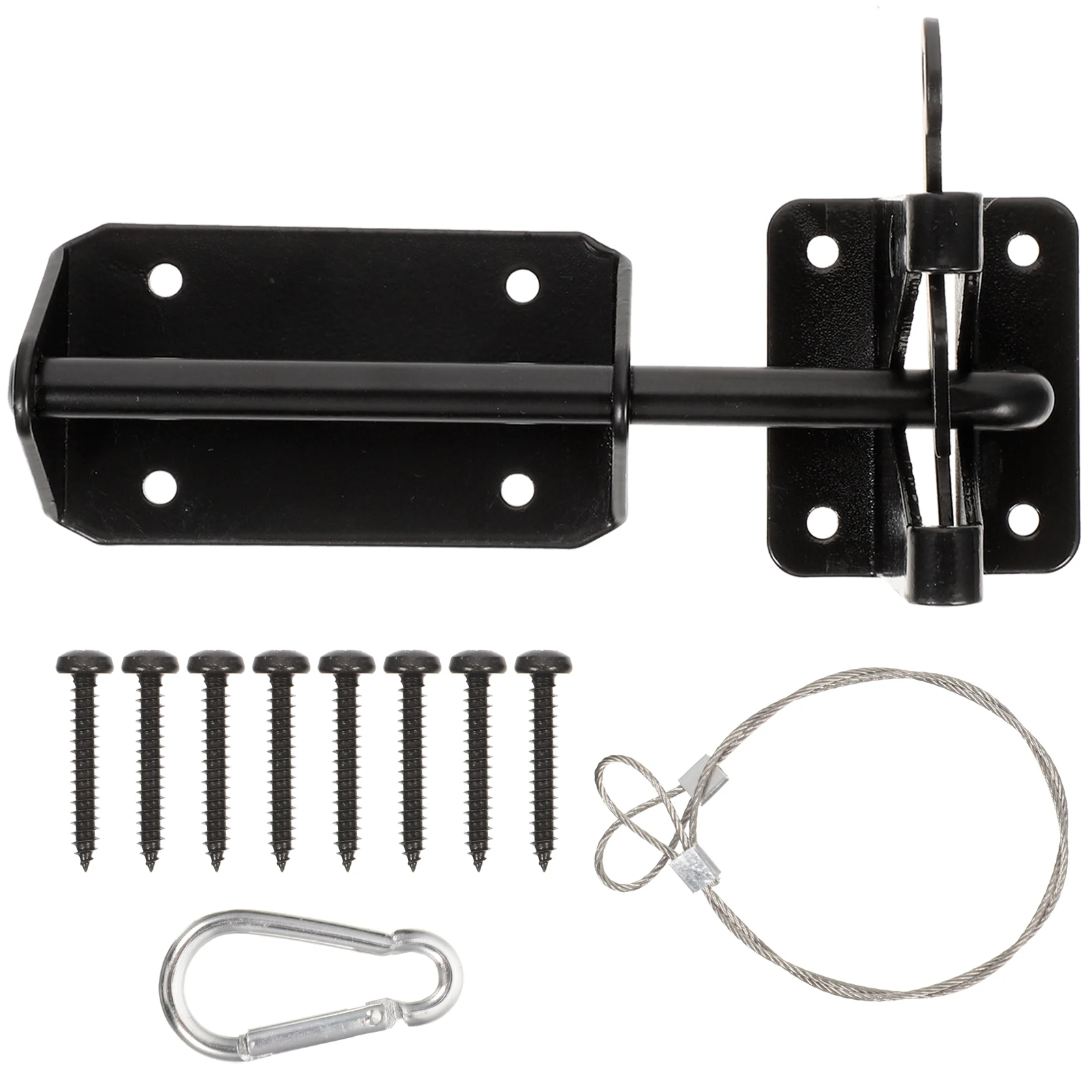 

Heavy Duty Steel Gate Latches Wooden Gates Fences Outdoor Keyless H les Travel Locking Reliable Use No Deformation Easy