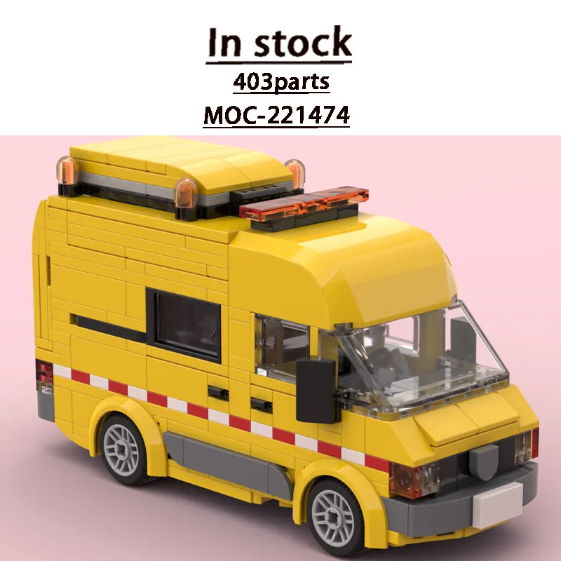 

Конструктор MOC-221474 «Городской грузовой фургон», 403 детали, креативный подарок для мальчиков на день рождения