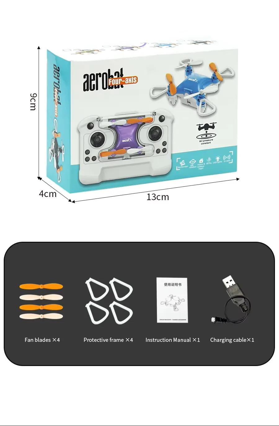 Ultra Compact Rechargeable Mini Drone: Pocket-sized Micro Quadcopter for Thrilling Aerial Fun