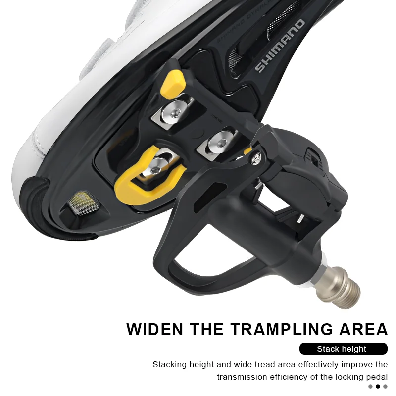 RIDERACE Road Bike Pedal Bicycle Self Locking Pedals Gravel Cycling Sealed Bearing Cleats Clipless Pedal For SPD SL System