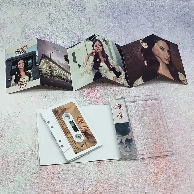 New Lana Del Rey Music Tape Lust For Life Album Cassette tape Cosplay Walkman Car Recorder Soundtracks Box Party Music Gifts