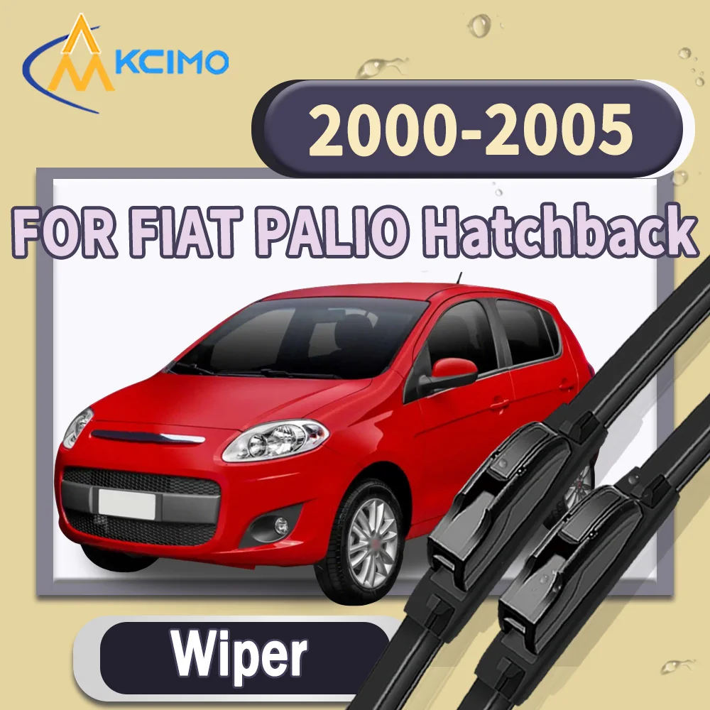 

High Quality Silent 2pcs Windscreen Car Rain Brush Front Windshield Auto Wipers Perfect Fit for FIAT PALIO Hatchback 2000-2005