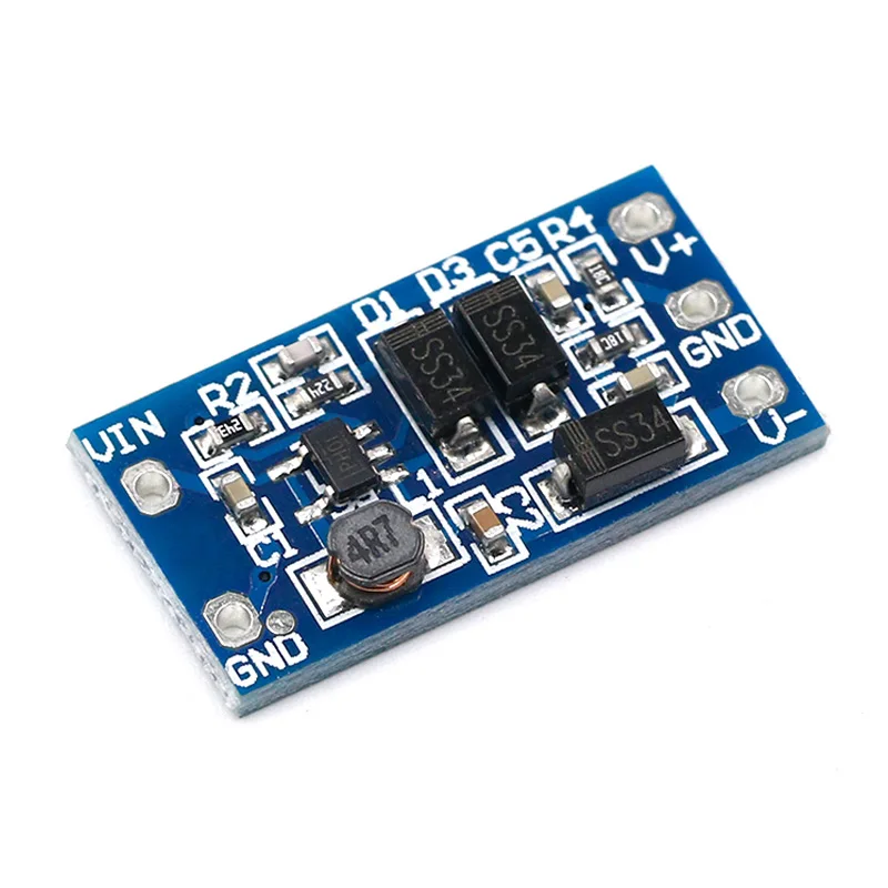 Moduł zasilania 2,8 V do 5,5 V Wejście plus lub minus 12 V Wyjście 5 V do ± 12 V DC Płytka konwersji