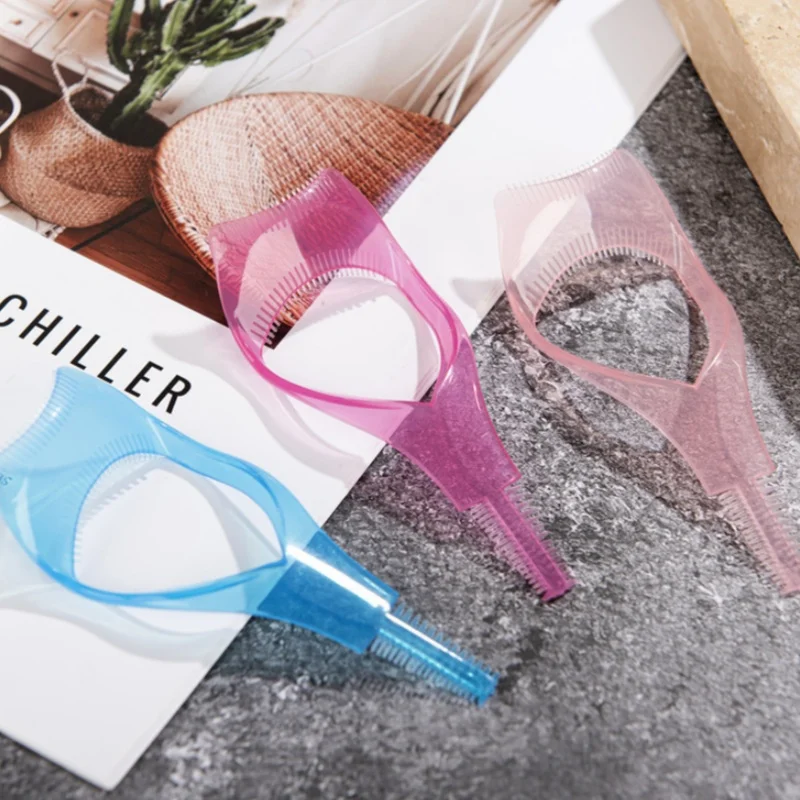 Portable Reusable Eyelash Makeup Guide Shield Mascara Application Baffle Eyeliner Drawing Template Cosmetic Beauty Tool