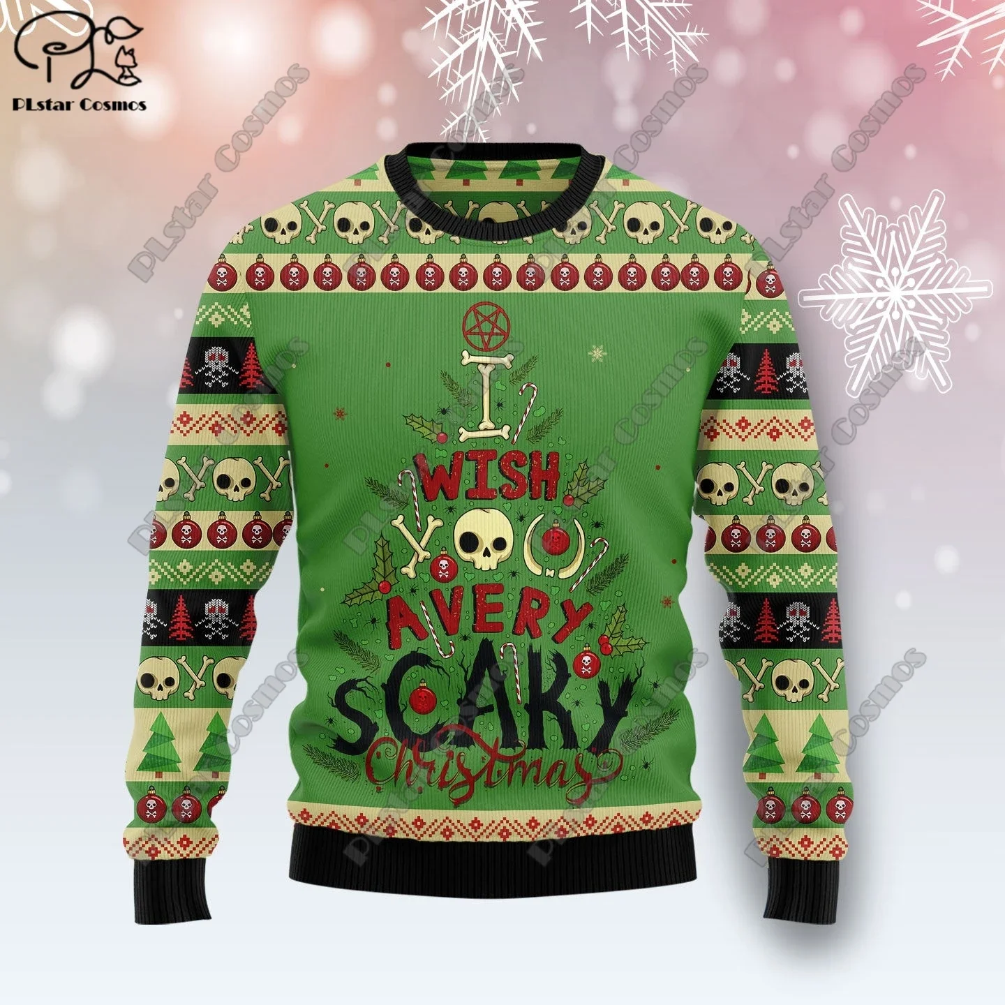 Camisola de inverno casual para mulheres, animal impresso 3D, série personalizada, padrão bonito do Natal, suéter feio, rua, novo, S-5