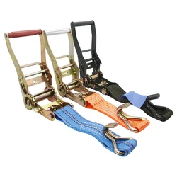 2.5/3.8/5cm Truck Binding Strap Cargo Rope Tensioner Automatic Tensioner Brake Rope Strapping Strap Car Truck Special Bandage