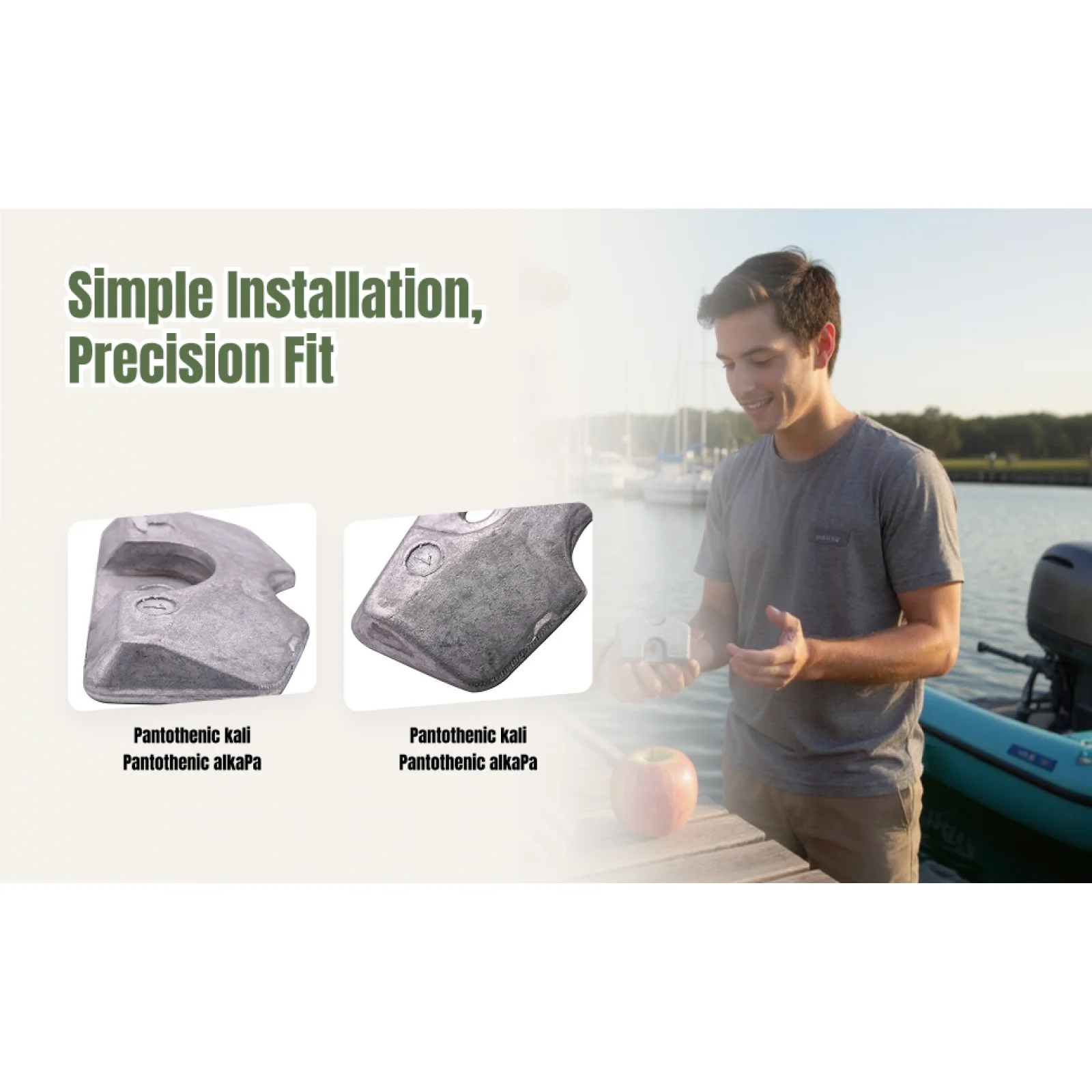 

Алюминиевый анодный блок для морского подвесного двигателя 2HP 3HP 4HP 5HP 6HP