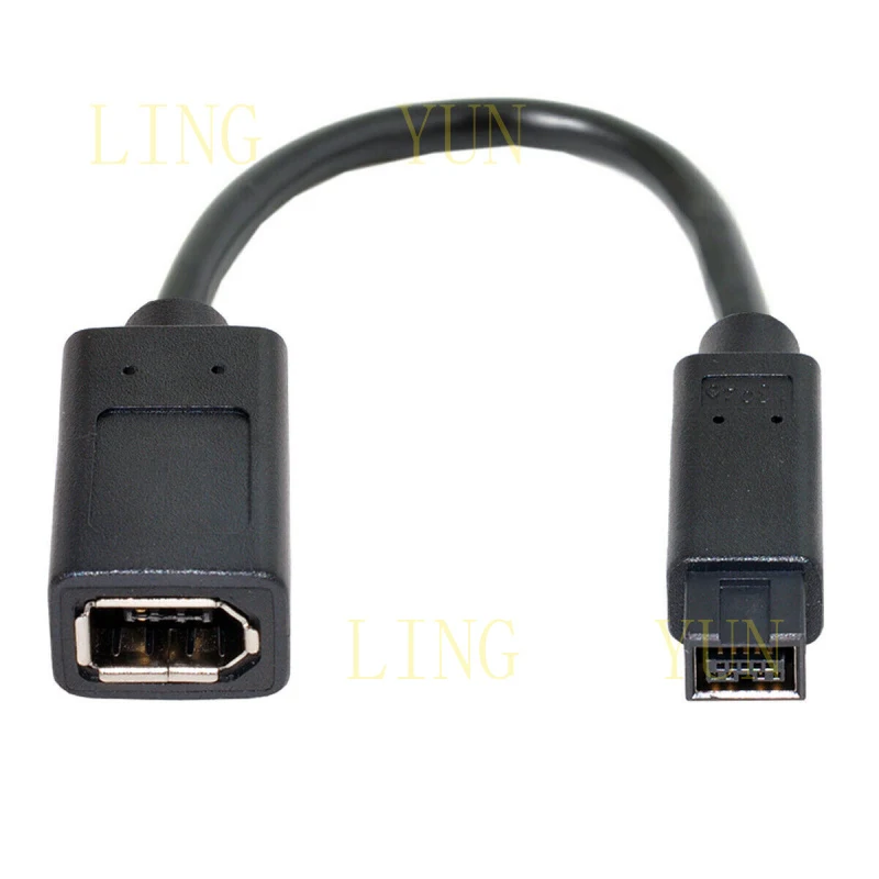 Z  CY Firewire 400 IEEE 1394 6Pin Female to Firewire 800 1394b 9Pin Male Cable 20cm