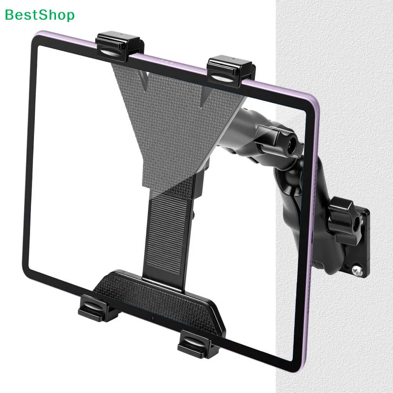 〔Z〕Foldable Tablet Mount And Phone Holder Screw Base And Adjustable Arm For Wall Or Desk For 7 To 11.5Inch Devices