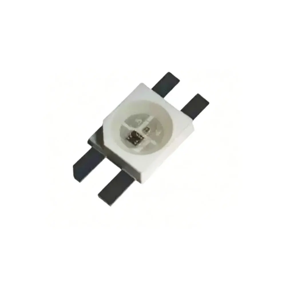 20-100PCS WS2812B 6028 RGB LED Chip WS2812 Individually Addressable Pixels Chip WS2811 IC Built-in Black/White PCB DC5V