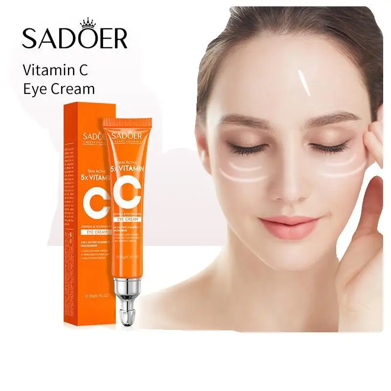 Vitamin C Moisturizing, Brightening, Firming, And Anti-Wrinkle Eye Cream; Hydrating And Smoothing Eye Care Cream.
