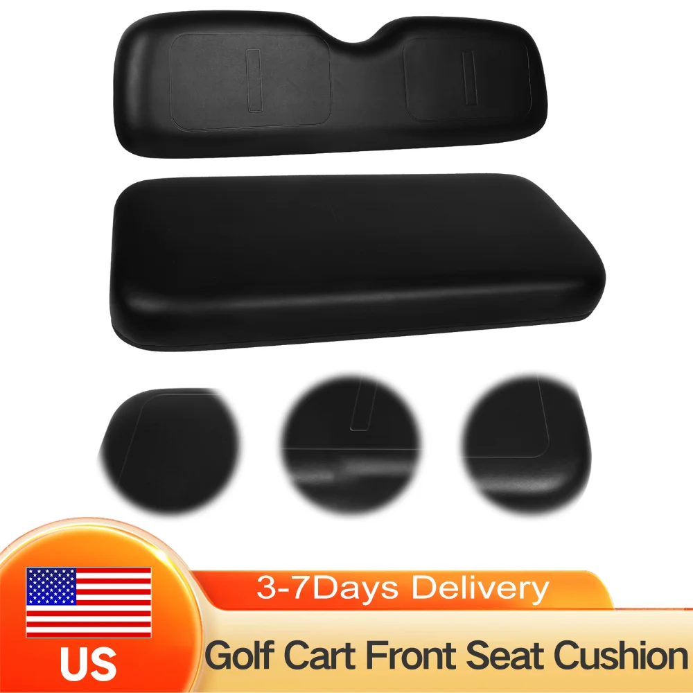 

Комплект сменных подушек для переднего сиденья гольф-кара: подушка для сиденья, подушка для сиденья сидячей части и подушка для спинки для моделей EZGO TXT Medalist 1994-2013 годов