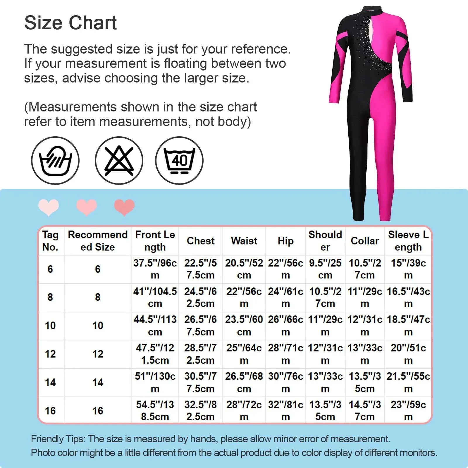 Kids Girls Gymnastics Overall Unitard Jumpsuit Ballet Tights Shiny Rhinestone Long Sleeve Bodysuits Ballet Dance Leotard Costume