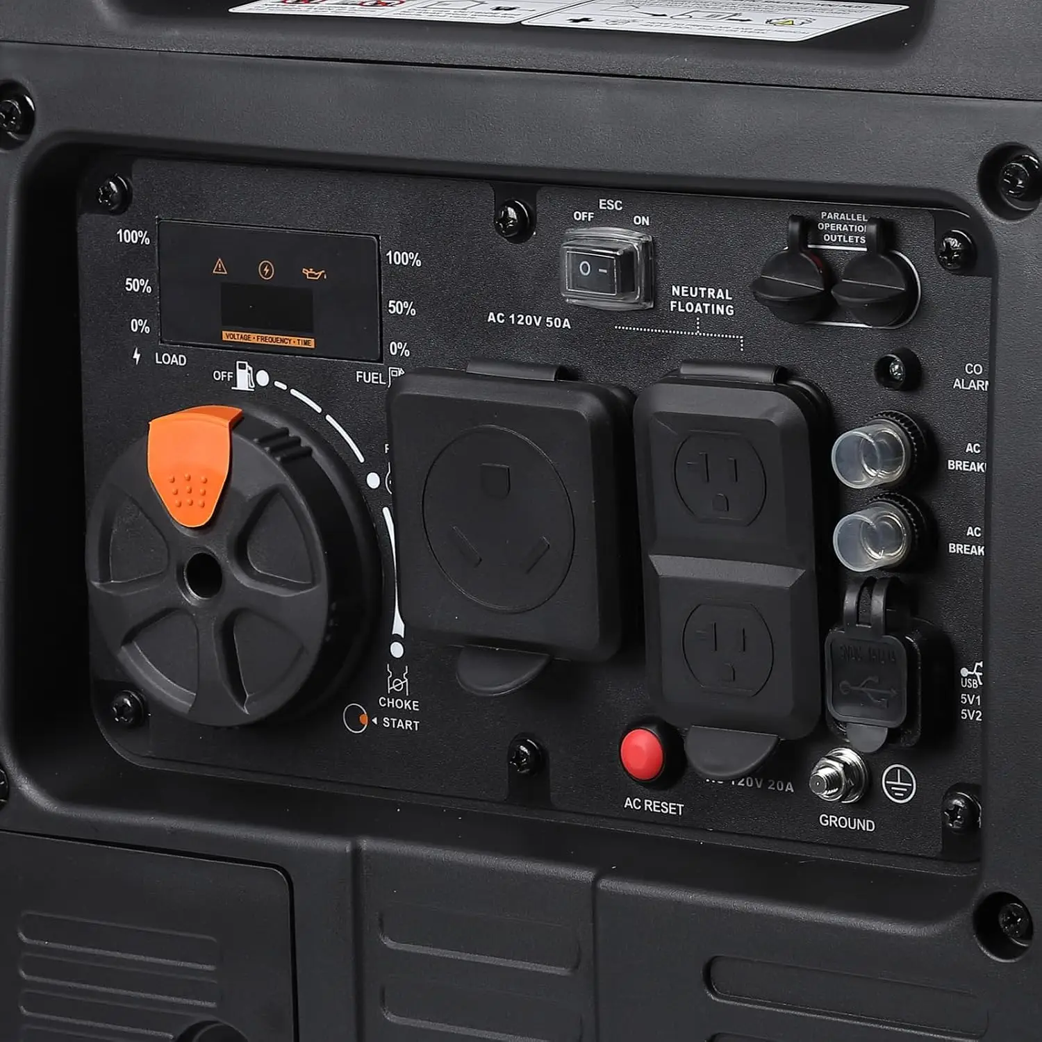 محطة طاقة محمولة ، مولد عاكس ، تشغيل صامت ، تنبيه أمان مشترك ، مثالي للتخييم ، استخدام منزلي ، مخرج تيار متردد في ،