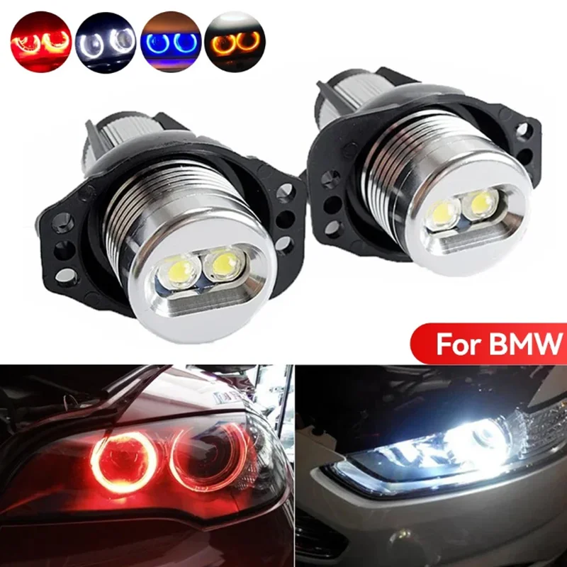 2PCS LED Angel Eye Halo Ring Daytime Running Lights Bulbs For BMW 3 Series Pre-LCI E90 E91 325i 328i 330i 335i 335xi 2006-2012