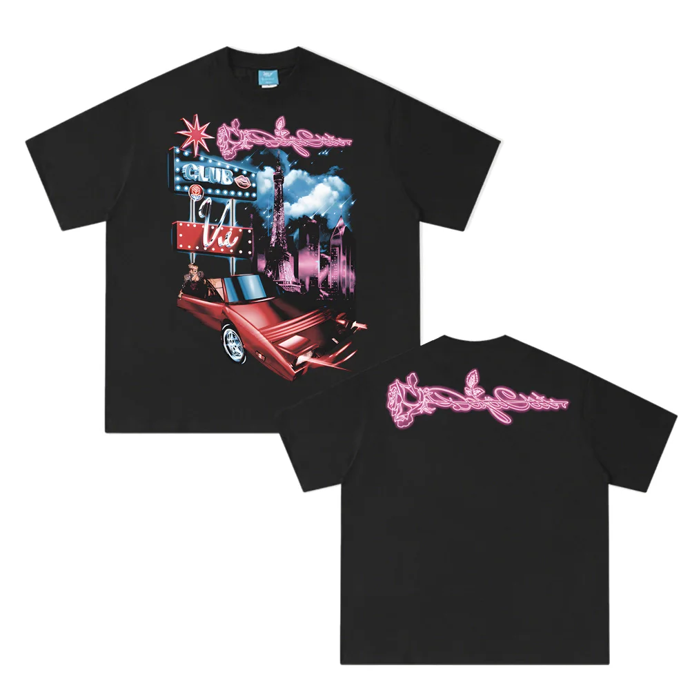 

OFFICIAL CLUB VIE PARIS T-SHIRT doja cat As Official Website T Shirt Hip Hop Comfortable 100%Cotton Clothing High Quality Tops