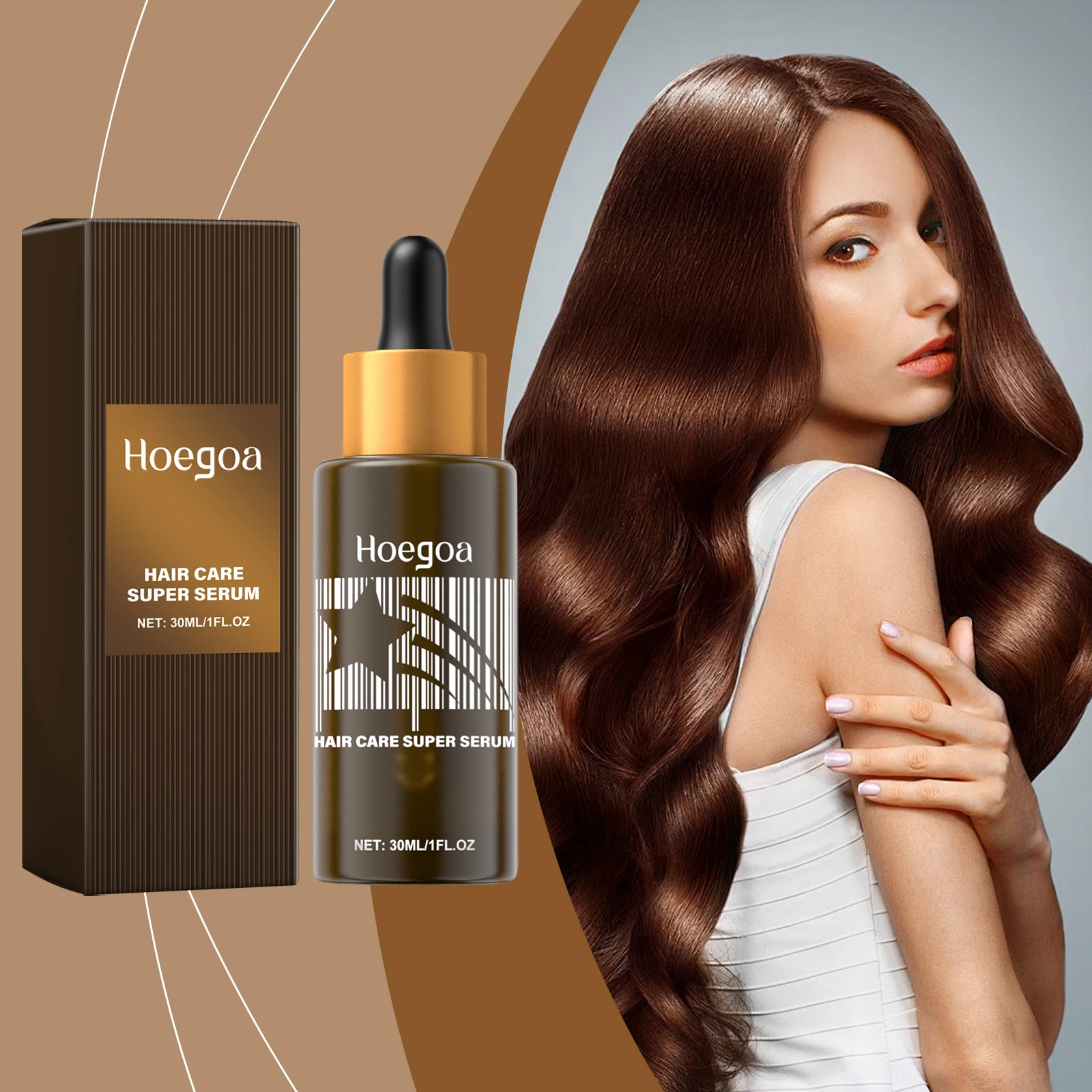 

Refreshing Hydrating Scalp Care Oil, Nourishes Dry Hair, Makes It Smooth Light & Shiny, Ideal for Daily Hair Care Essence