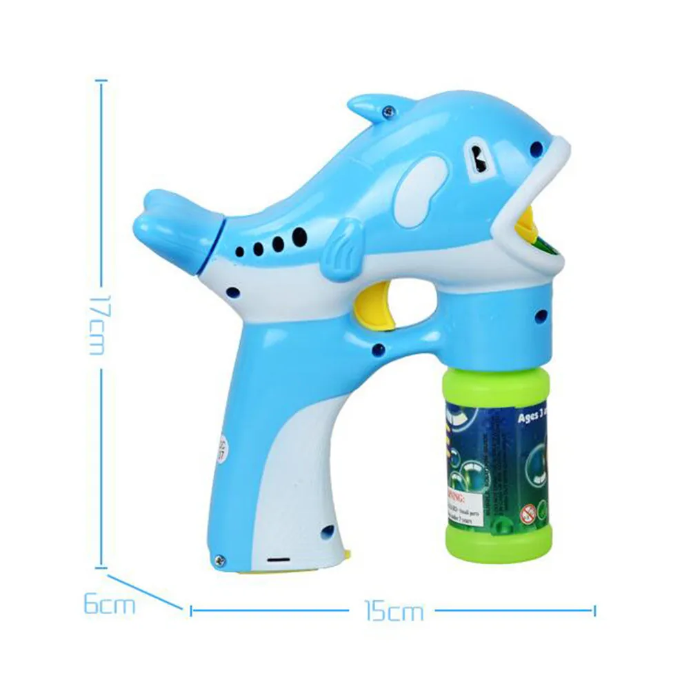 

Dolphin-Shaped for Kids with LED Lights Music Effects Easy Trigger Pull Fun Outdoor Pool Beach Shower Play Gift