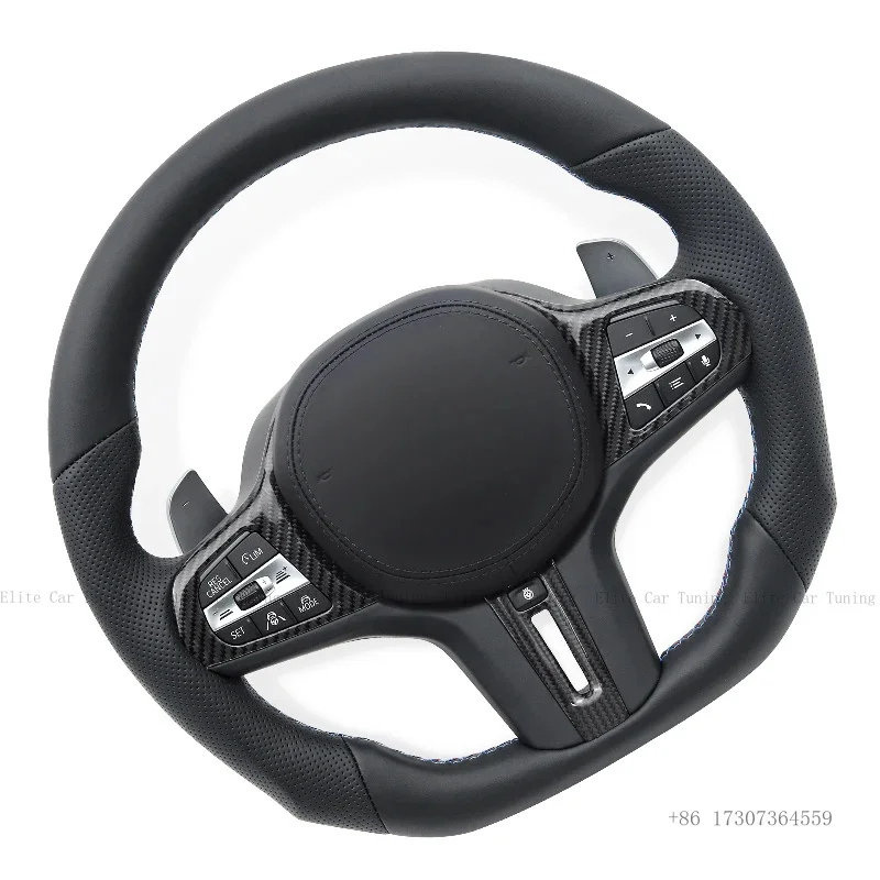 Car Steering Wheel with Heat Vibration ACC 5AU Light for BMW F/G Series G05 G06 G07 G08 G11 G12 G20 G29 G30 G31 G32 F10 F20 F30