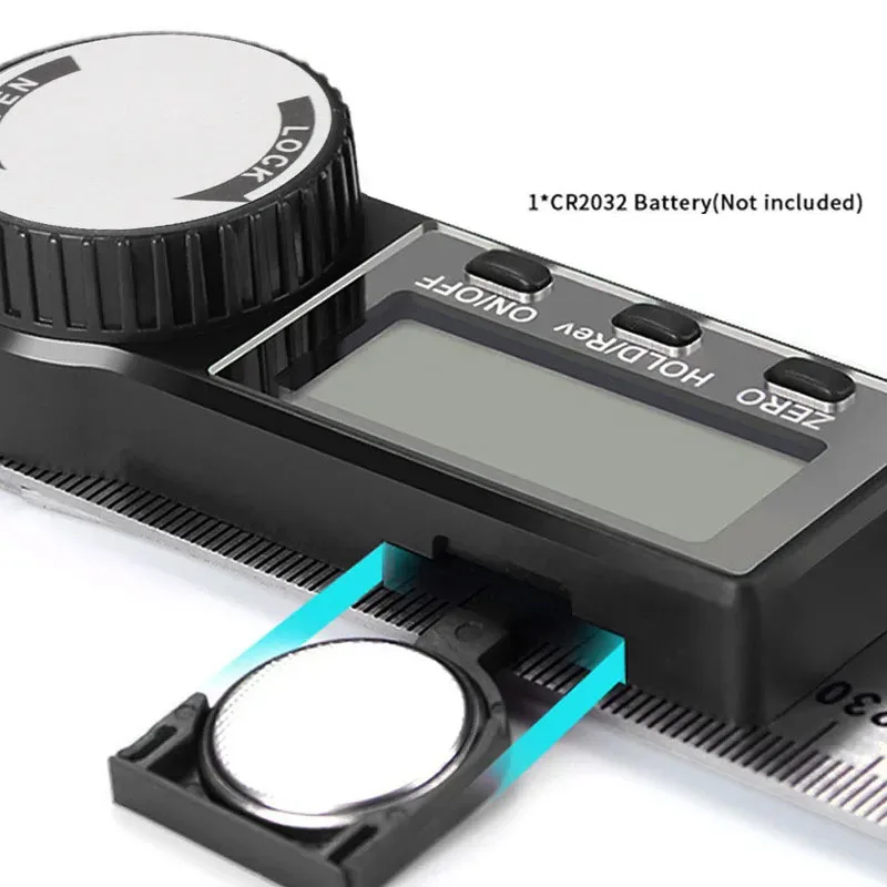 Electronic Digital Angle Measuring Instrument Digital Display Angle Ruler Goniometer Protractor Vernier Calipe Woodworking Tools