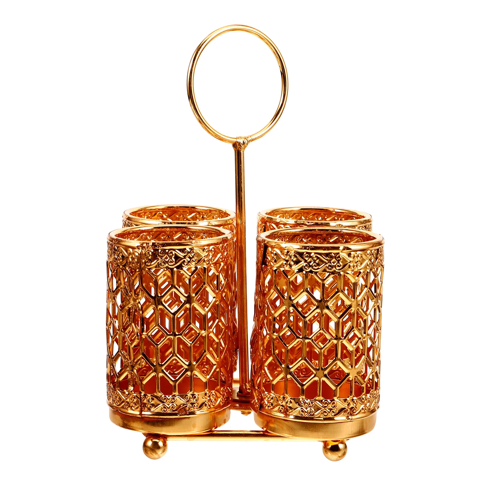 

Modern Large Cutlery Holder For Kitchen Countertop Metal Utensil Organizer Storage Rack Decorative Design Spoon Fork