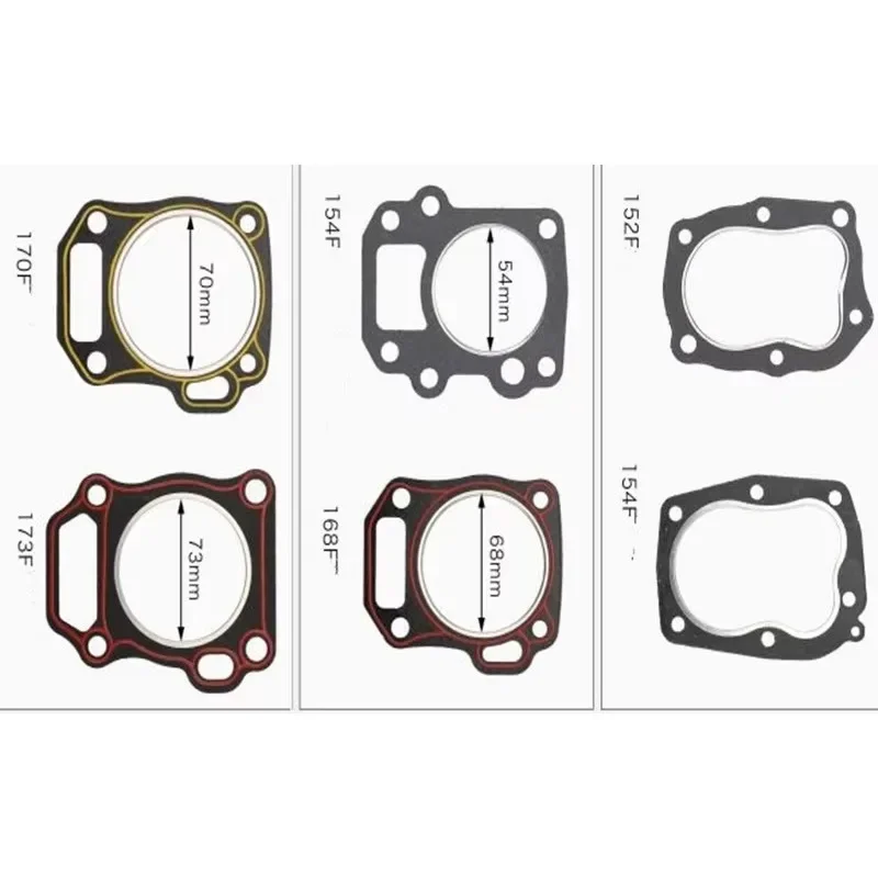 

5PCS Cylinder Head Gasket For Honda Generator GX160 GX200 5.5hp 6.5hp 177F 190F 192F 170F 173F 152F 154F Parts