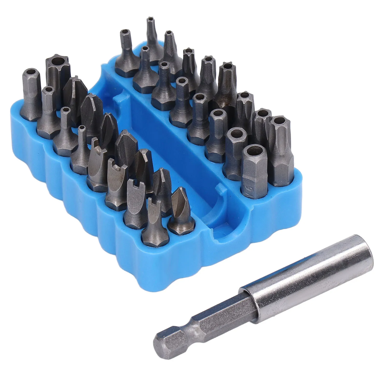 

33Pcs Security Screwdriver Bit 1/4in Hex Shank Tool Set Kit For Maintenance Repair