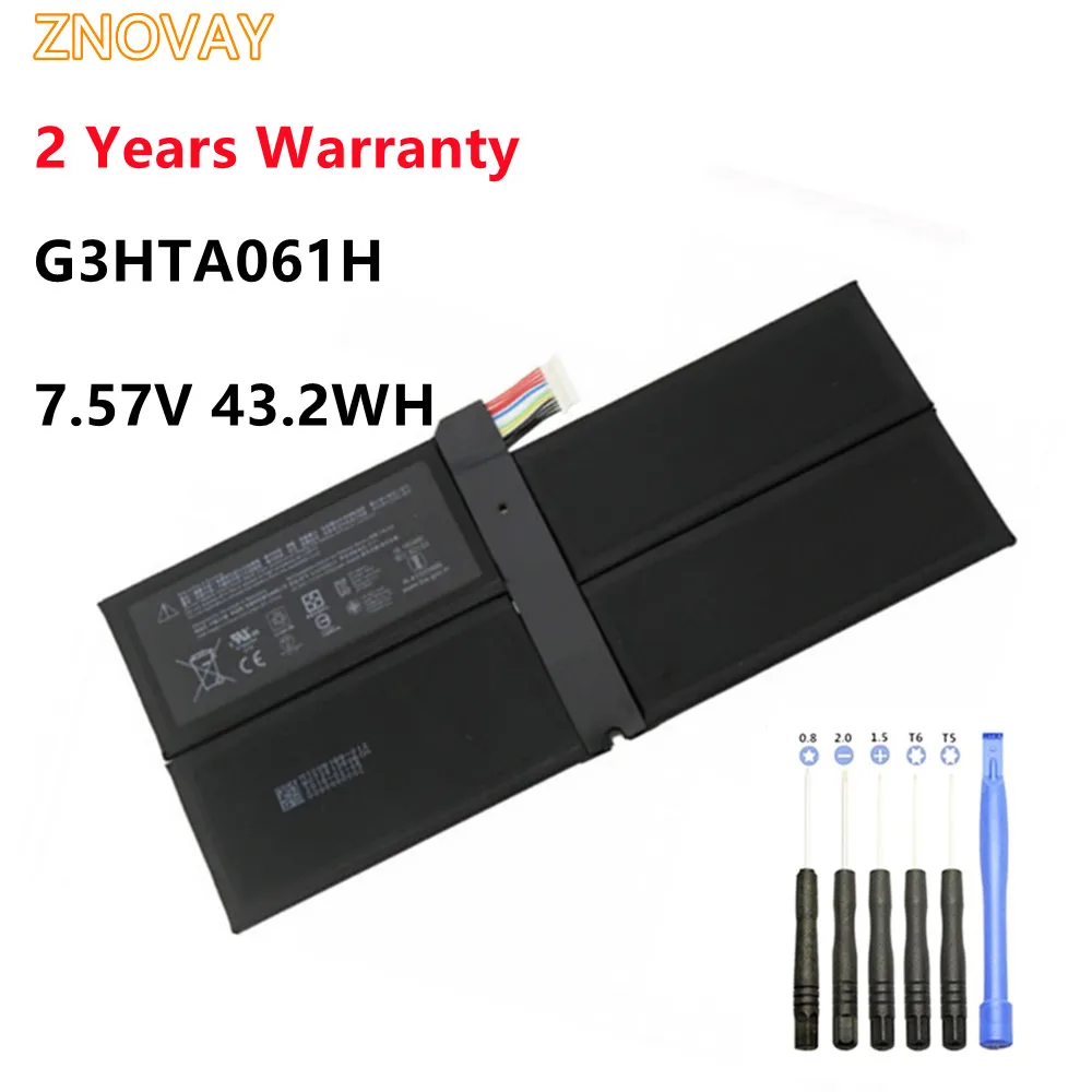 

ZNOVAY G3HTA061H 7.57V 43.2WH 5702MAH Tablet Battery For Microsoft Surface Pro 7 1866 DYNM03