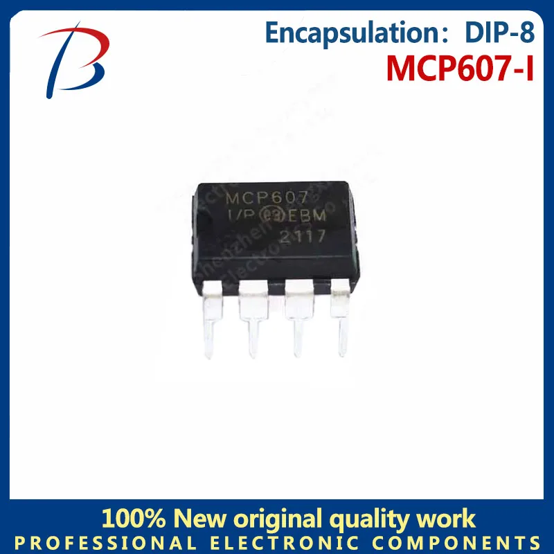 5pcs  MCP607-I in-line DIP-8 operational amplifier chip