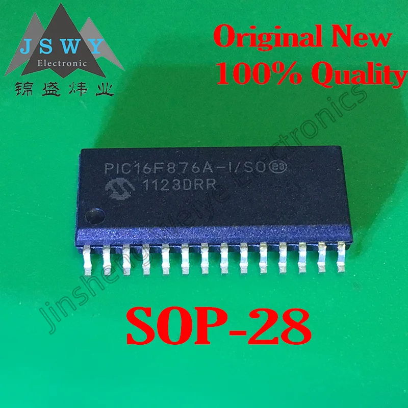 5-10PCS PIC16F876A-I/SO SMD SOP-28 Microchip Controller PIC16F876A 100% Brand New Original Stock, Free Shipping