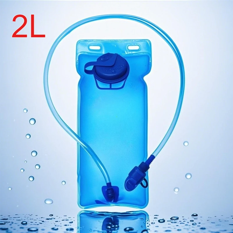2L Sports Water Bag Bicycle Water Bag Outdoor Mountaineering TPU Water Bag with Straw Sports Marathon Hydration Pack