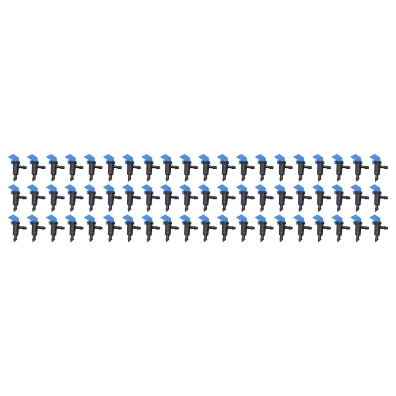 

120 Pieces Irrigation Drip Emitter Garden Flag Irrigation Dripper, Trees And Shrubs (Blue Black,2GPH)