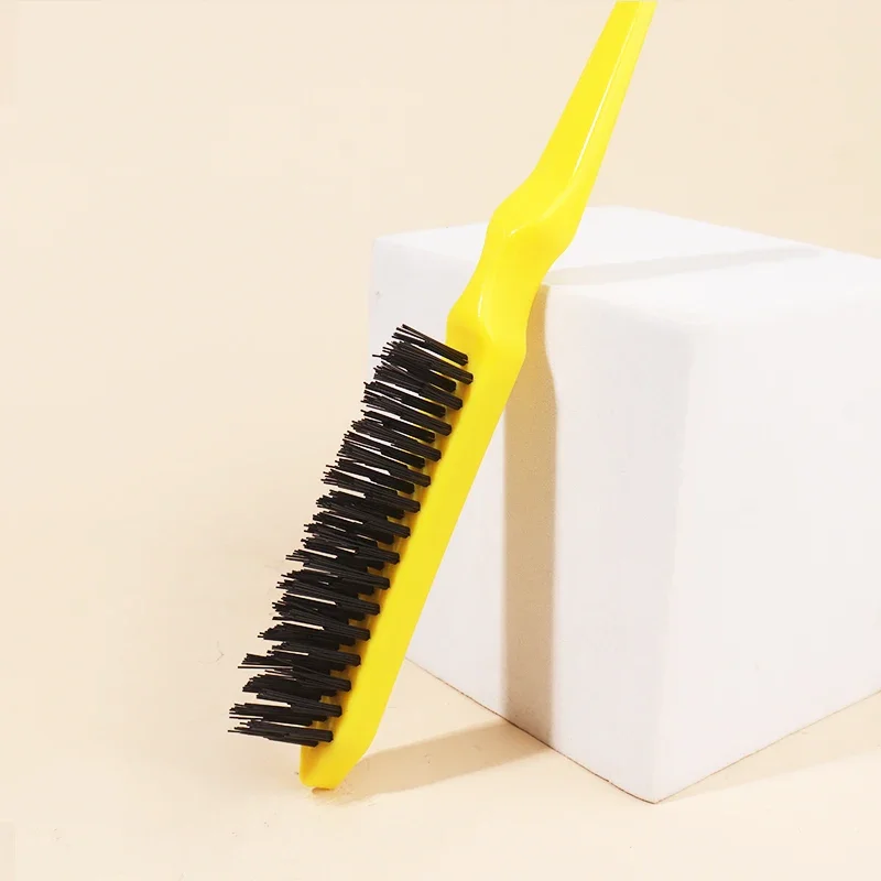 Haar-Toupiertusche, Rückenkämmbürste, Rattenschwanz-Toupiertusche für das Styling, speziell für Echthaar-Perücken – Detail 6