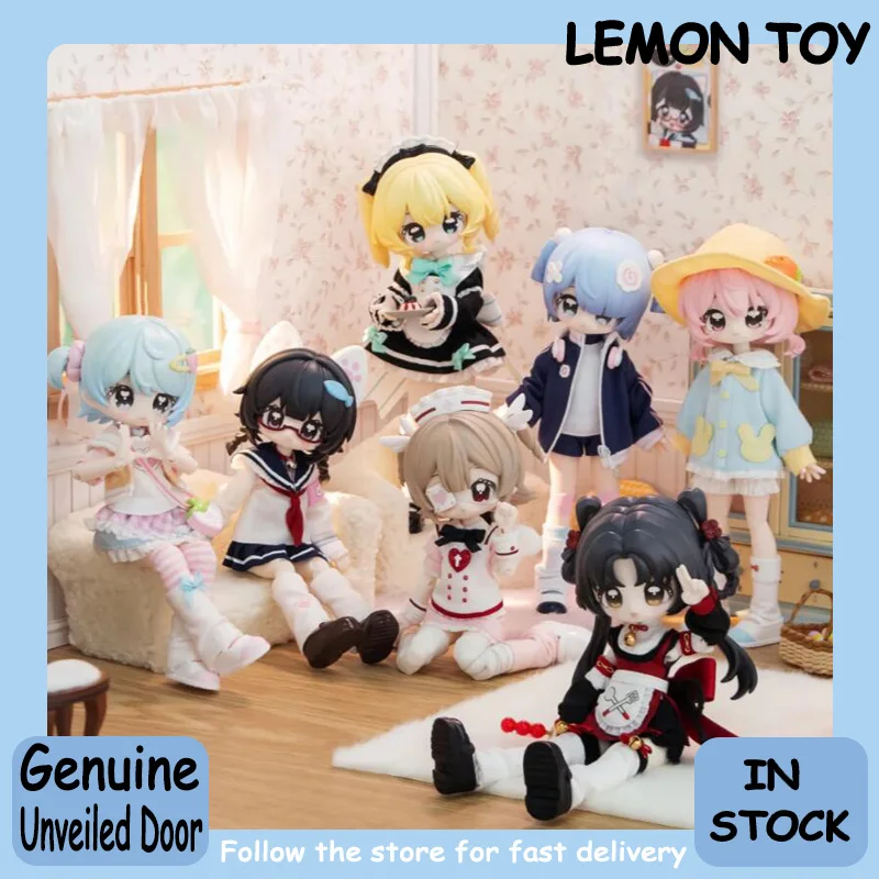 

Genuine Unveiled Door 1/12 Bjd Series Blind Box Cute Action Figure Collection Desktop Ornament Fashion Trend Surprise Gift