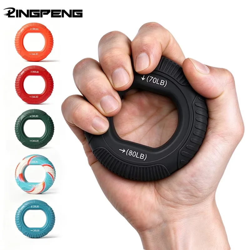 Silicone Hand Grip Strength Device, Muscle Strengthening, Wrist and Finger Training Device, Exercise Wrist Expander, Fitness Equ