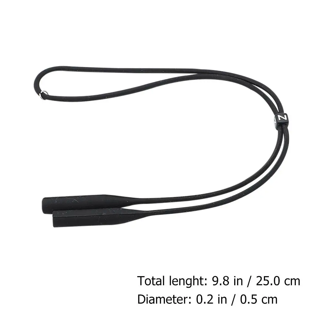 5 ชิ้นเชือกแว่นตาเด็ก Lanyard แว่นตาซิลิกาเจลปรับสายรัดสายยึดแว่นตากันแดดในร่มกลางแจ้งกีฬาแรงงาน