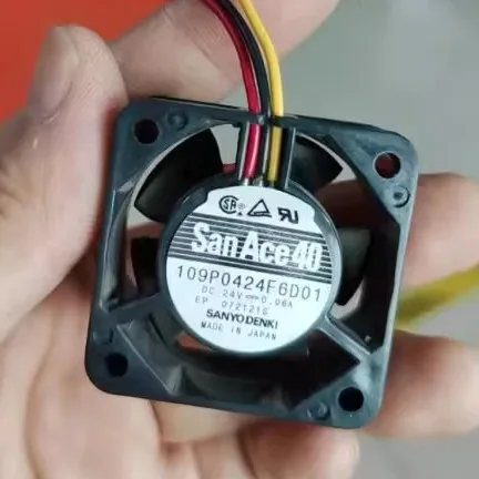 SANYO DENKI 109P0424F6D01 DC 24 В 0,06 А 40x40x20 мм 3-проводной охлаждающий вентилятор для сервера