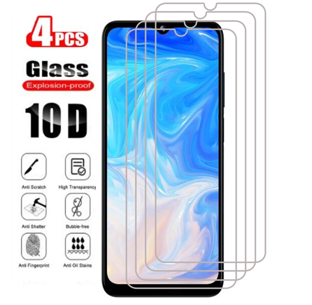 4Pcs Protection Glass For Doogee N40 Pro N30 N20 N10 S59 S86 S88 Plus S97 X93 X95 X96 S58 Tempered Screen Protective Cover Film