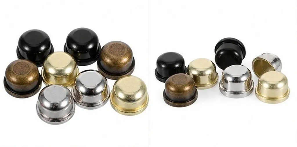8Pcs Lamp Finial Caps Decorative Metal Knob Replacement for Table Floor Lamp Shade Hardware Accessories Light Bracket Fittings