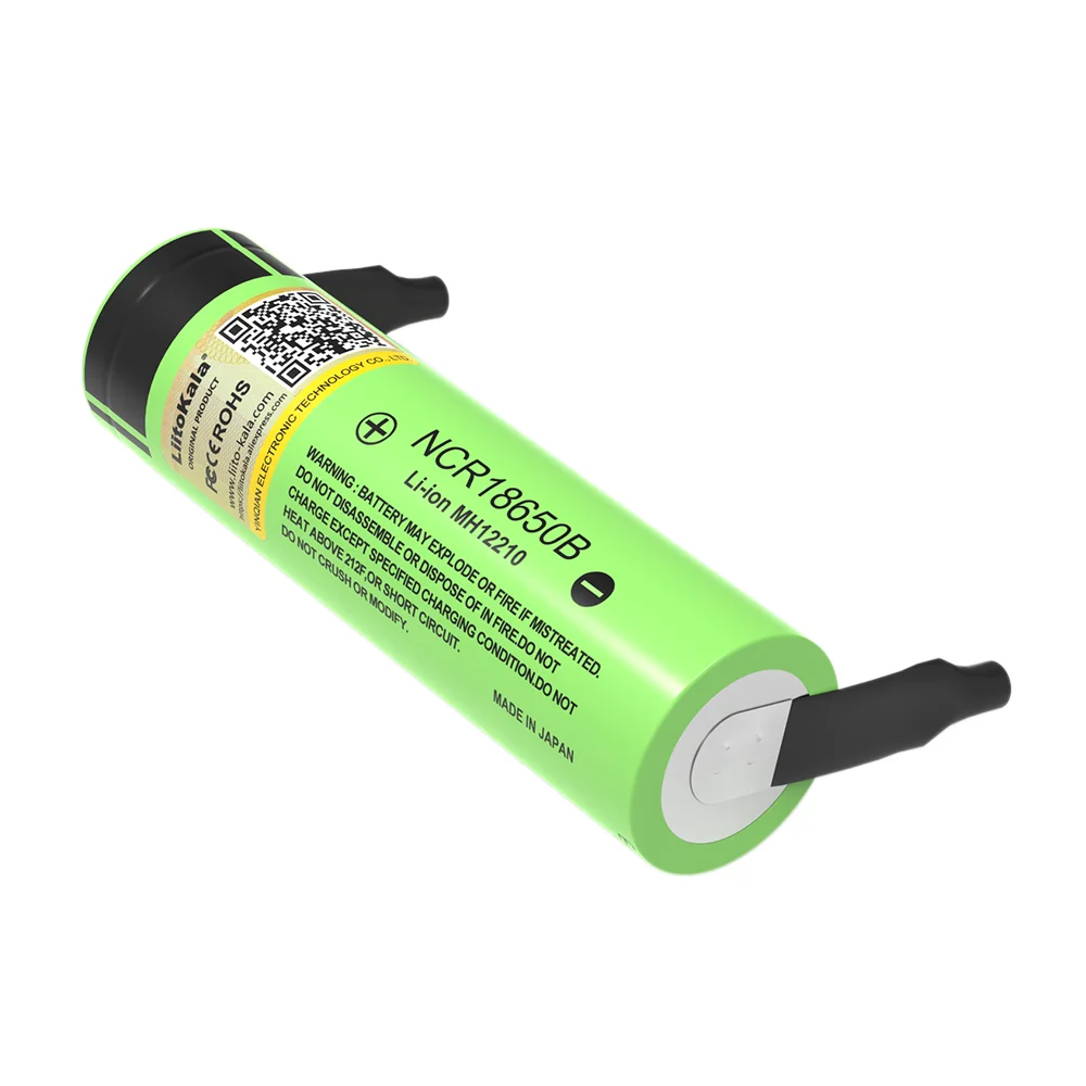 LiitoKala Oryginalny akumulator litowy NCR18650B 3,7 V 3400 mAh 18650 z bateriami niklowymi