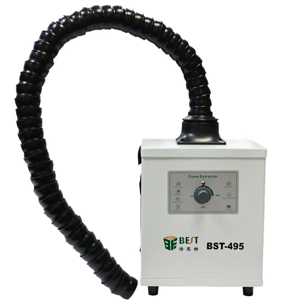 BST-495 عالية الكفاءة المحمولة لحام لحام الدخان آلة استخلاص الدخان فلتر الهواء امتصاص الدخان