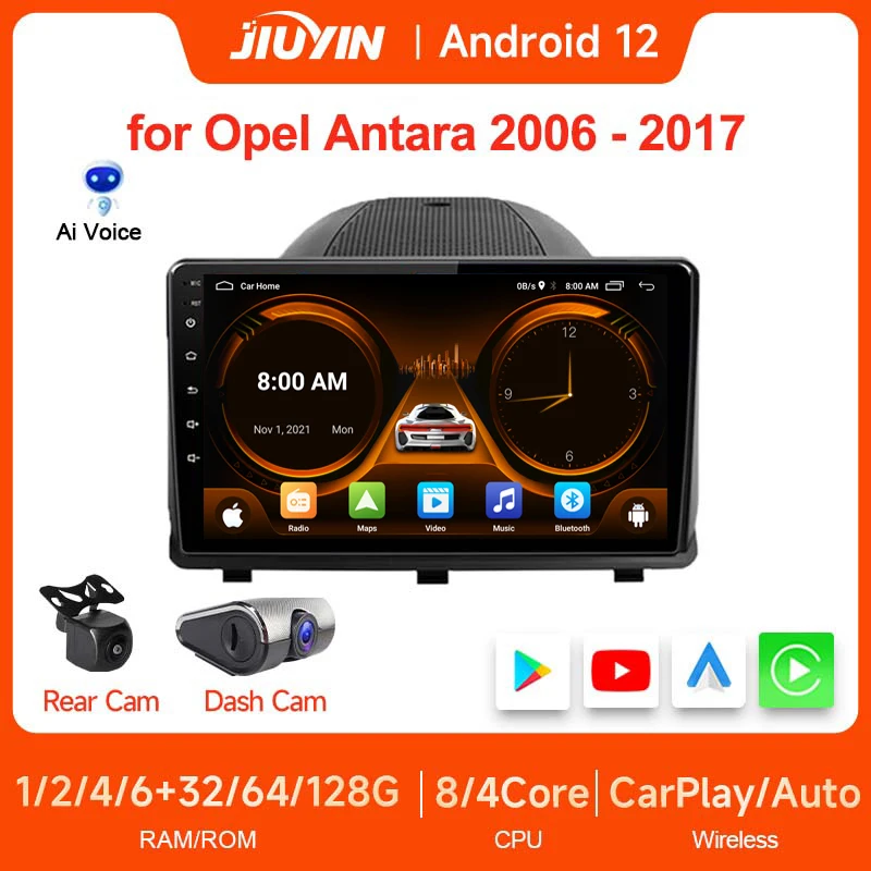 

DSP IPS Screen AI Voice 2 Din Android Auto Radio for Opel Antara 1 2006 - 2017 Carplay 4G NET Car Multimedia GPS 2din Autoradio