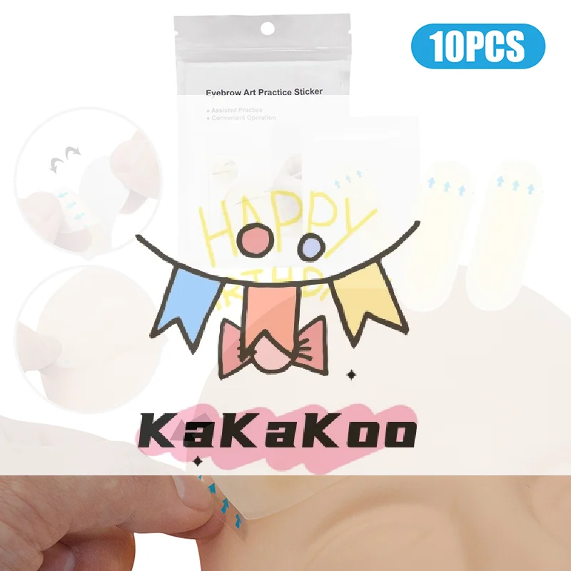 

Переносная наклейка на кожу бровей, татуировка, настоящая работа, практика, перманентная силиконовая татуировка, учебные принадлежности, защита бровей