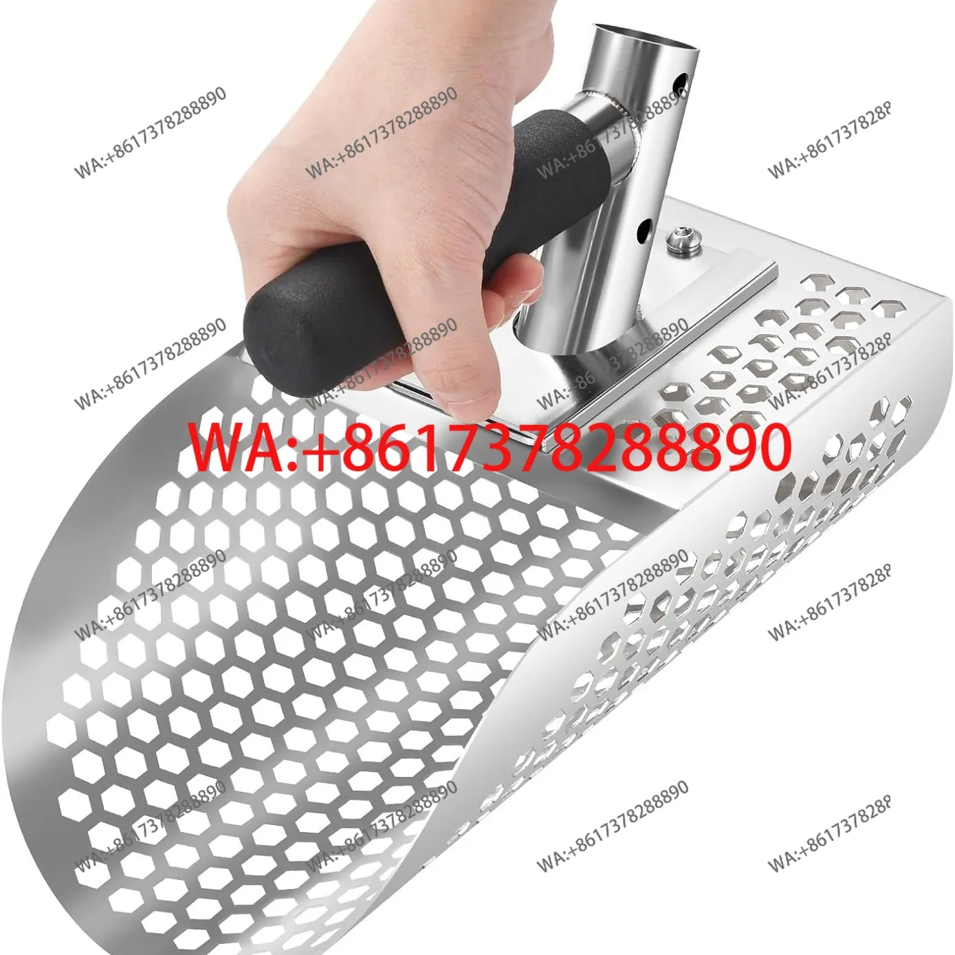 Stainless steel sand shovel gold panning shovel catching sea metal detection beach shovel