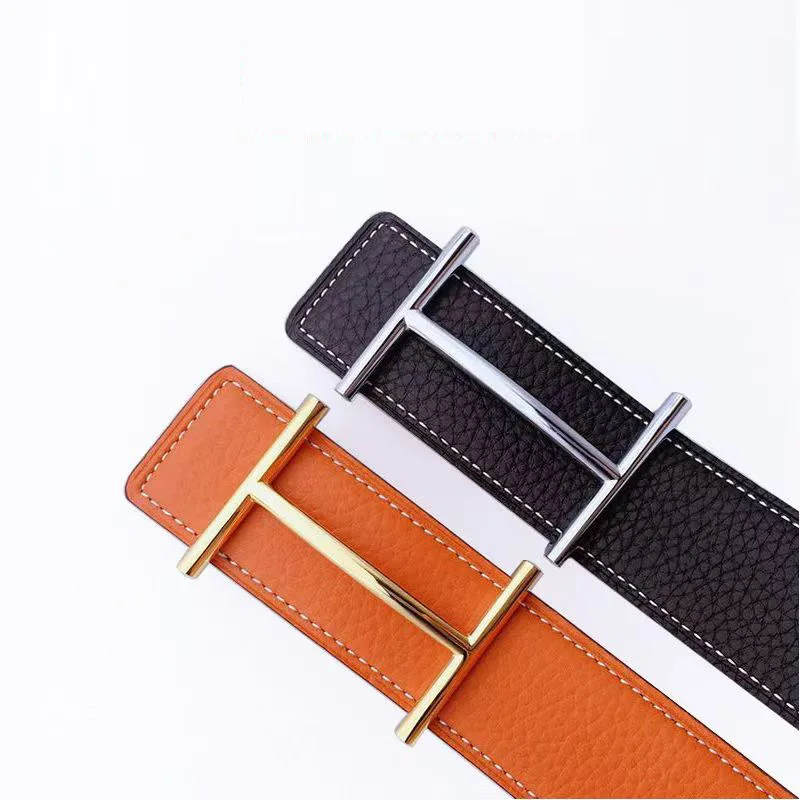 

The 2025 New High-end Men's Belt with Smooth Letter Buckles Features A Casual, Individual and Luxurious Design That Is Versatile